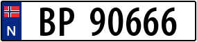 Truck License Plate